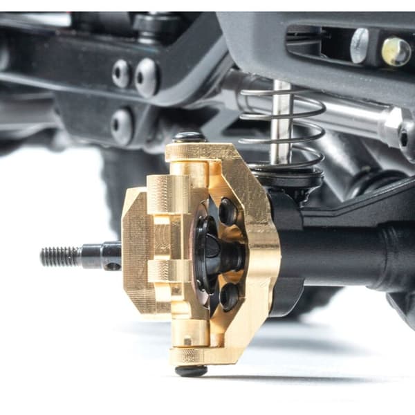 C- Messing Caster Blokke til 1/18 RC Crawler TRX4M Opgraderingsdele