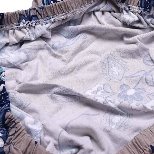 Ruokailutuolin suojukset, joissa on suojaava päällinen ruokasaliin, hotelliin, häihin, seremoniaan, 4 pakkausta (Beauty Flower)