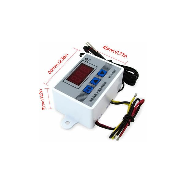 Intelligent Digital Temperaturregulator, Med Probe, 220V