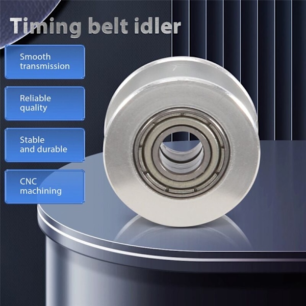GT2 20 Tandhjul Bore 5mm Aluminium Timing Remskive til 3D Printer 6mm Timing Rem Bredde (Pakke med 10 stk.)