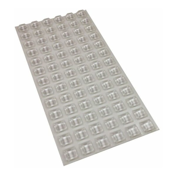 78 selvklebende gummistoppere (firkantet) 20,5x20,5mm tykkelse 7,5mm