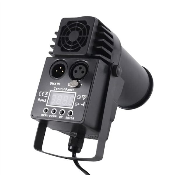 10W RGBW 4 i 1 DMX LED Projektor Farve Scene Lys 6 Kanaler Lys med Stemmestyring EU Stik