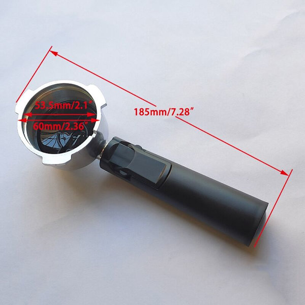 51 mm uudelleenkäytettävät pohjattomat kahvisuodattimet Homix 60 mm portafilterille 15-20 baarille kahvinkeittimen osiin