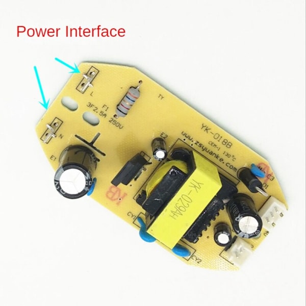 12V 34V 35W Universal Fukterkretskort Reservedel Komponent Atomisering Kretskort Modul Kontroll Strømforsyning