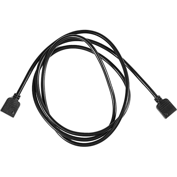 LED-linjat RGB 4-pin mustaan liittimeen jatkokaapeli 1M