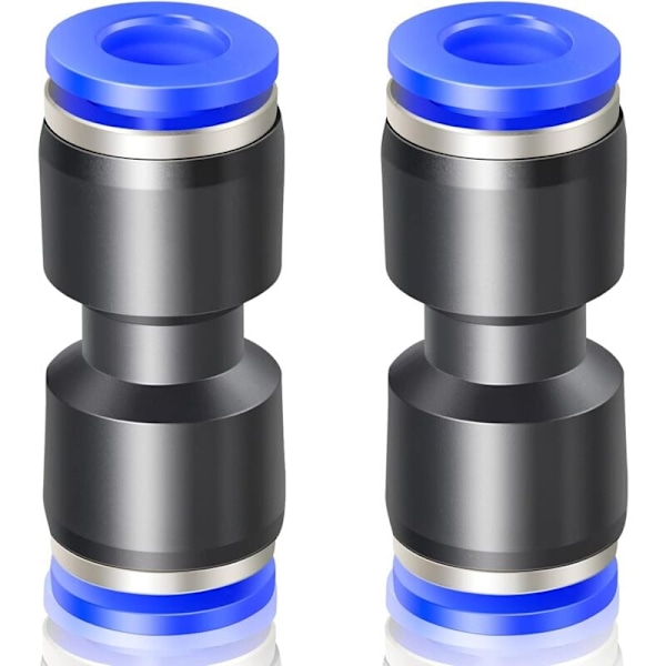 10 kpl Sinisiä 14 mm OD Suoria Push-to-Connect Liittimiä (PU-14)