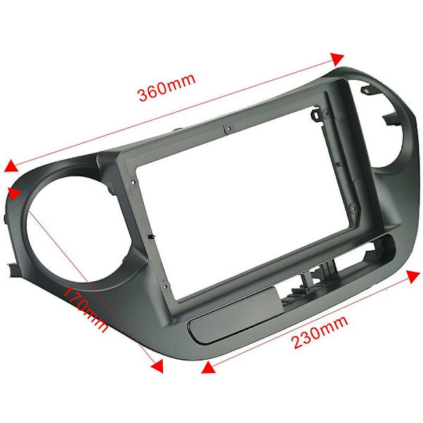 9 Tuuman 2 Din Auton Kojelaudan Kehys Radio Fascia Dash Mp5 Soitin Dvd Adapteri Kehys Paneeli I10 2014-