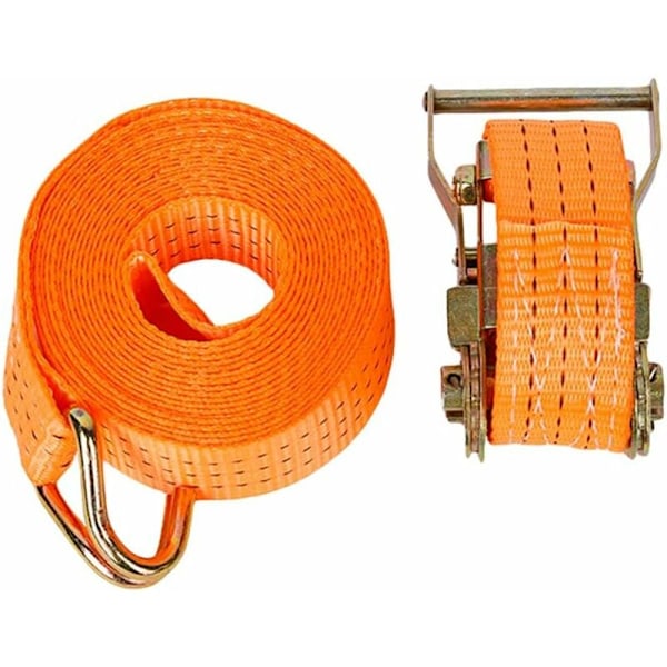 Ratchetstropper, 4M x 50mm stropper for 5000kg belastning. Egnet for lastebiler, lager