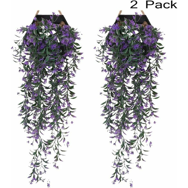 Teko-murattioksat  Keinotekoinen Muratti Kasvi  Muratti Kaatuminen  Keinotekoinen Muratti Lehti  Keinotekoinen Wisteria Hääkoristeet  Puutarhajuhlat Koristeet - Violetti