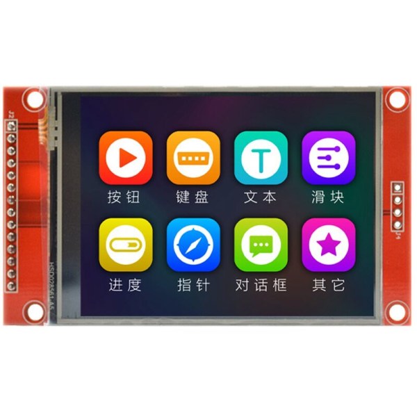 2,8 tuuman 240x320 SPI TFT LCD -näyttömoduuli SPI-sarjaportti 51 Drive ILI9341V LCD -sarjaporttimoduuli STM32 Drive -näyttö