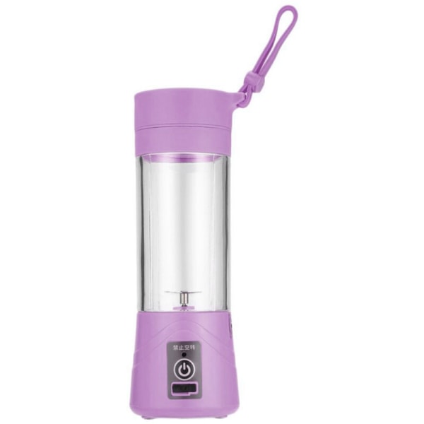 380ml USB Genopladelig Juicer Flaske Kop Citrus Juice Blender Grøntsag Frugt Milkshake Smoothie Juicer Reamer Flaske:Lilla