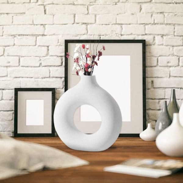 Vas Ornament - Liten Donut [Beige]