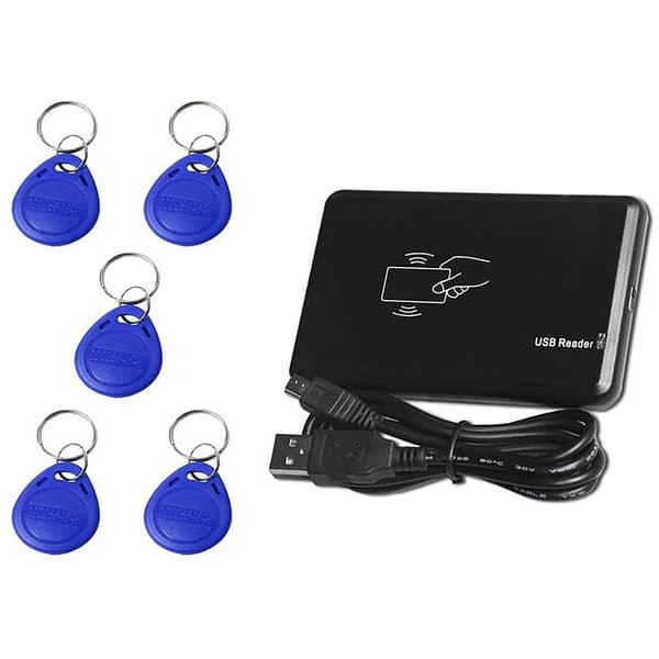 USB RFID-leser ID-kortleser Kontaktkortleser for EM4100