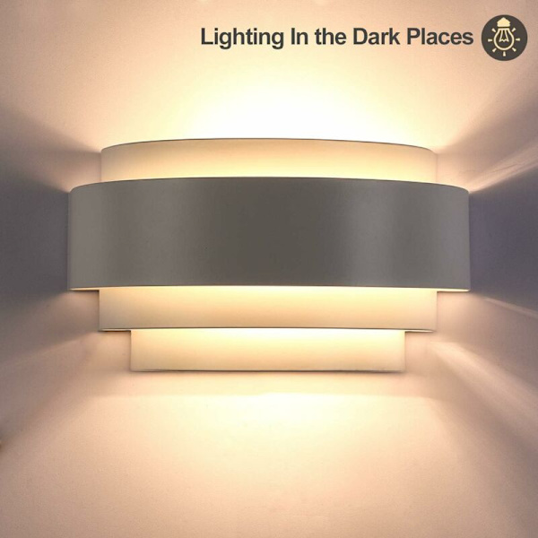 LED Vägglampor Vägglampa Inomhus Sconce Enkel Design Metalllampa för Sovrum Trapphus Butik Vardagsrum Kontor Veranda Inomhus Vägglampor Varmvit