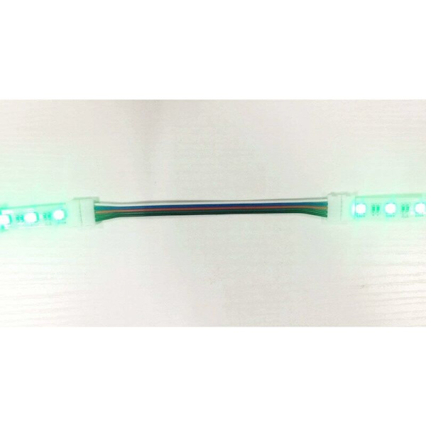 10 st RGBW-kontaktkabel 5-polig lampa 10 mm LED-remsa ljusomvandlare lödningsfri LED-bandadapter för att ansluta 2 SMD 5050 RGBW LED-remsor tillsammans