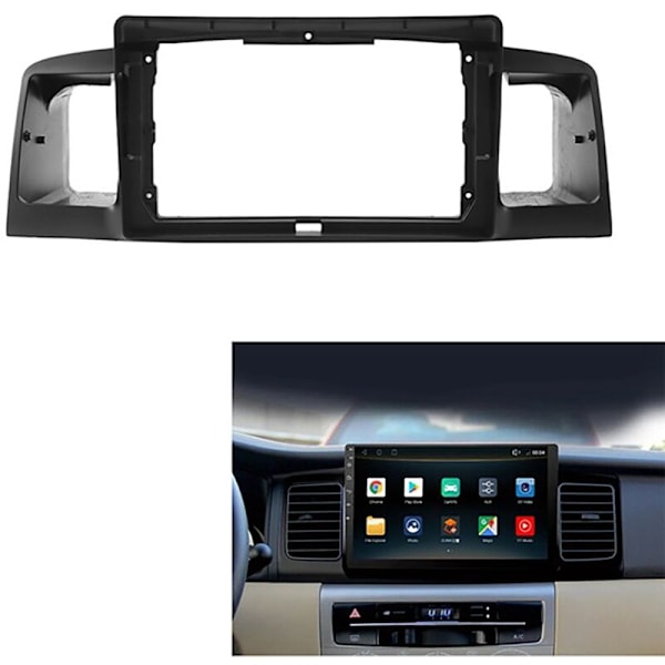 Bilde DVD-ramme Lydadapter Dash Trim Kits Facia Panel 9 Tommer F3 2009-2013 Dobbel Din Radiospiller