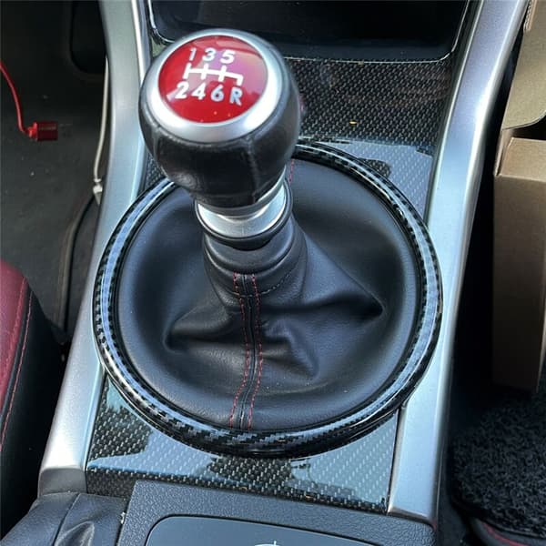 Bil Carbon Fiber Central Control Gear Shift Panel Cover Trim til / 2015-2020