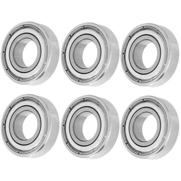 10 stk. 6900ZZ Dobbelt Afskærmede Miniature Stål Kuglelejer 10x22x6mm