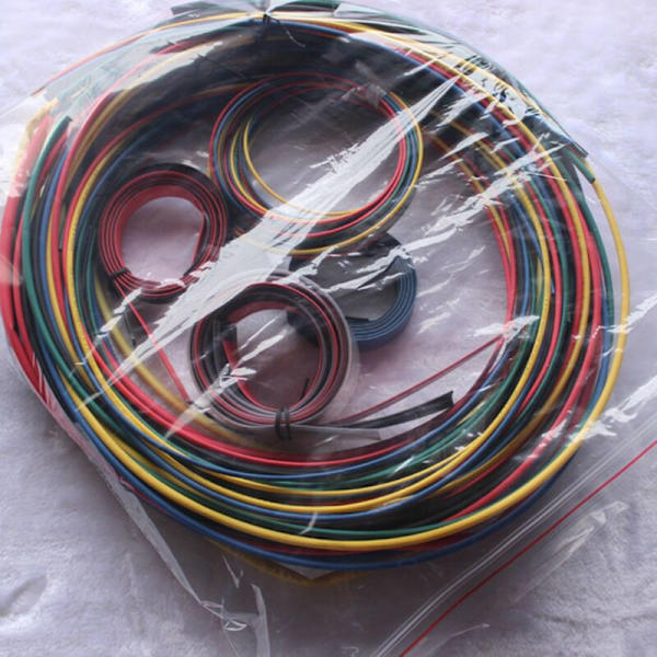 2X 55M/11 Storlekar Värmekrympslangssats Färgad Slang Hylsa Kabel 6 Färger