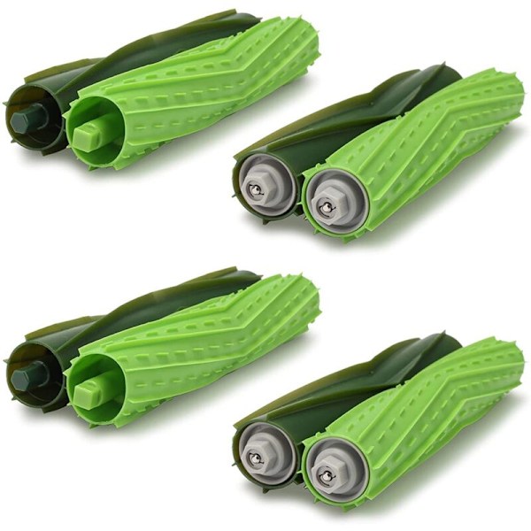 4 sett med fleroverflate gummibørstevalser, reservedeler kompatible for Replenishment I&E-serien