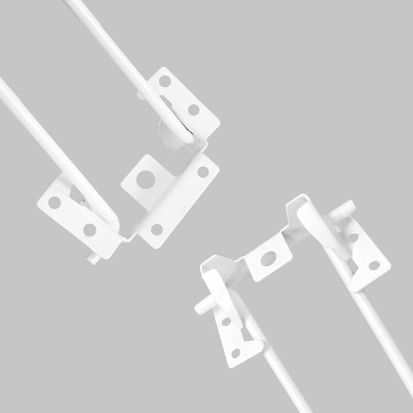 Fällbara bordsben 4 st Fällbara hårnålsbordsben 32 cm höjd Vit Hög belastning Lätt att installera Fällbart soffbord Ben