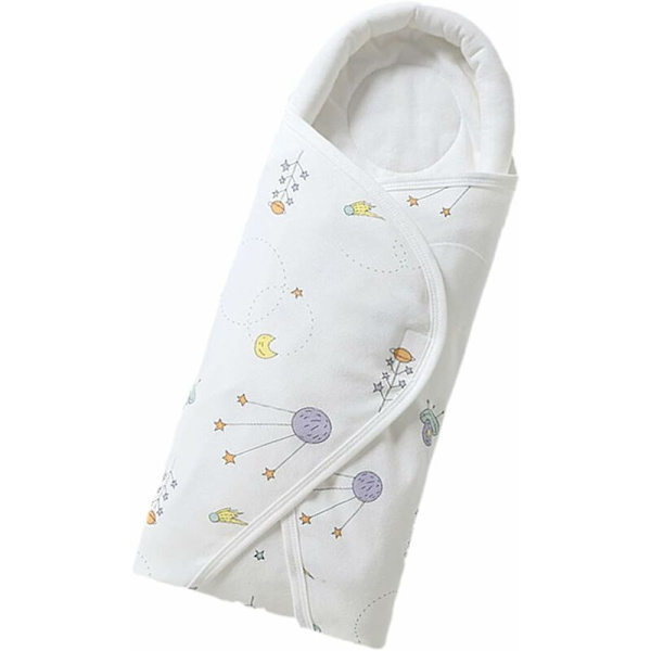 Fortykket efterårs- og vinterbabysovepose, vindtæt og varm babykramme, velcro baby anti-skip svøb sovepose