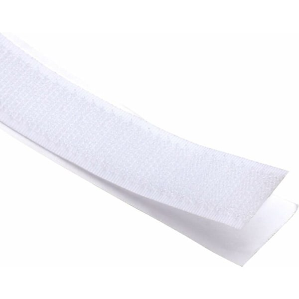 Klæbende Hækteklæbebånd til Myggenet - Hækteklæbebånd - (5Mx20MM, Hvid)