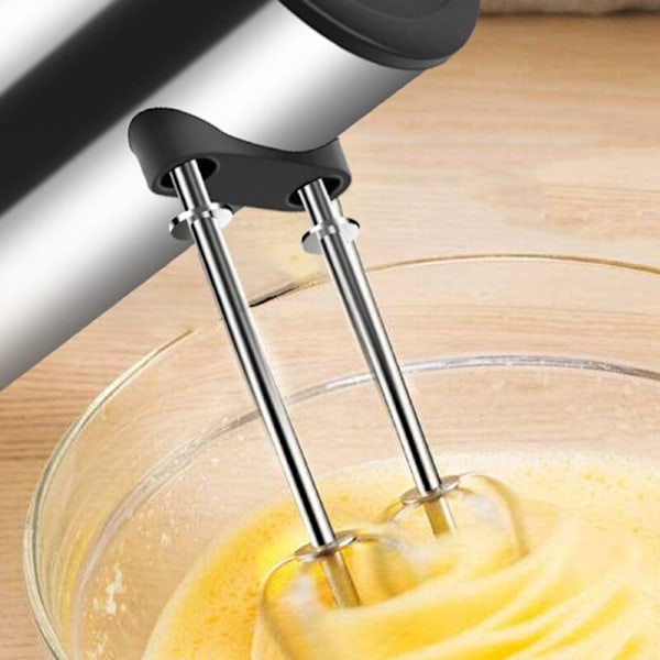 Elektrisk eggpisker med håndtak, bærbar, praktisk visp for melk, drikke, kaffe, skummende mikser, EU-plugg