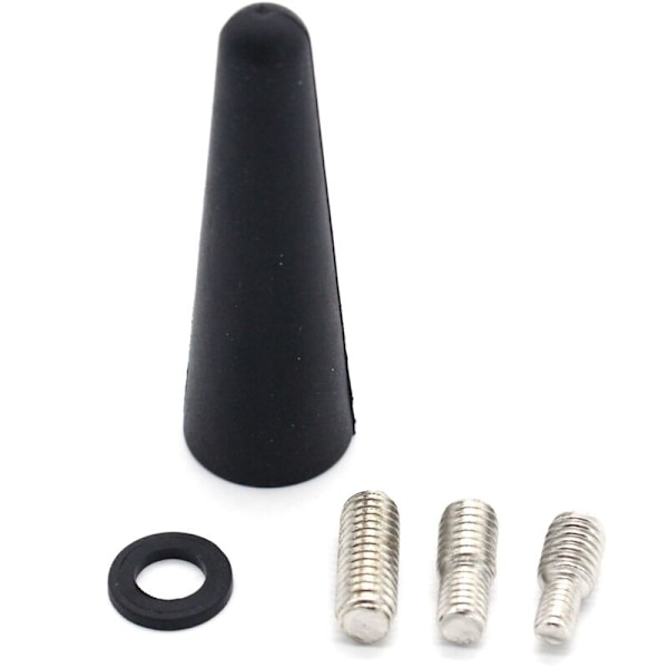 5 cm bilantenne kort stang takradio M5 M6 gjengeadapter stereo AM FM KFZ
