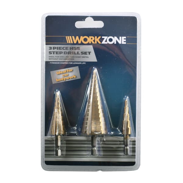 Trin Drill Bit, Hex Skaft Lige Rille Trin Drill Bit Kombination, Elektrisk Boremaskine Åbning Pagode Drill Bit