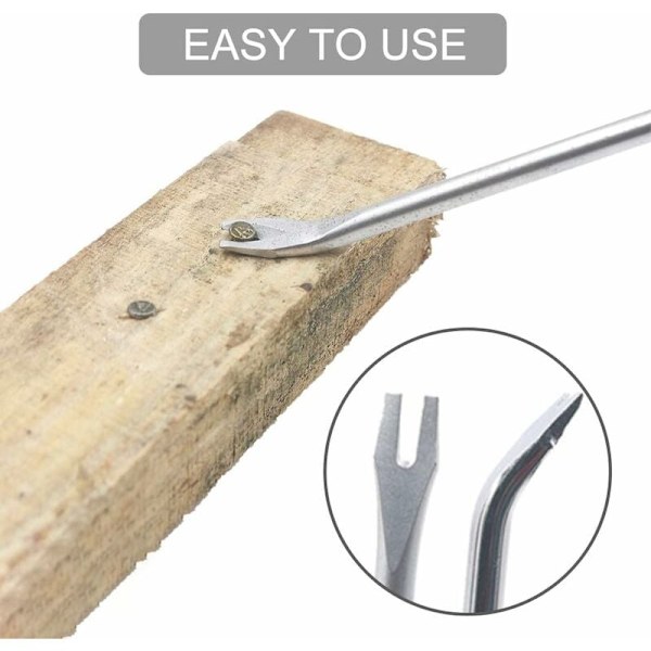 Spikeruttrekker, 3mm U-skrutrekker for spiker, spiker, spiker, stiftfjerner