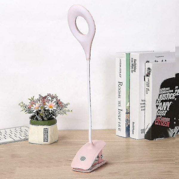 Klämma lampa sängläsningsljusklämma med touchsensor, sänglampa för barn