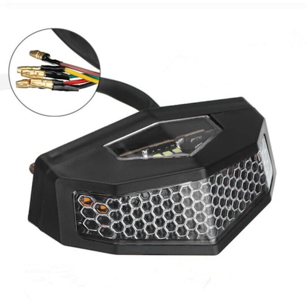 Universal Motorcykel LED Blinklys Modificeret Baglygte Bremslys Fenderkant Cafe