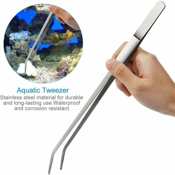 Akvarium Kit Verktyg Tillbehör Akvarium Tank Vattenväxt Tång Saxar Verktyg Set Fisk Startpaket
