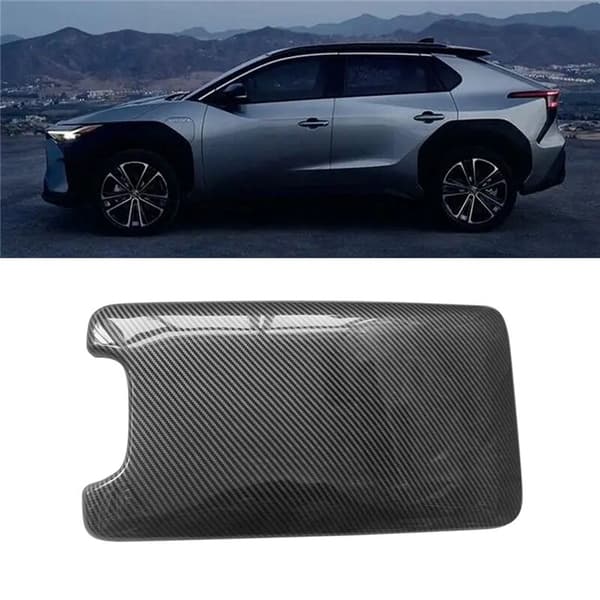 Bilfiber ABS Center Console Armrest Box Panel Sticker Cover Trim Styling Passar för BZ4X Pro 2022