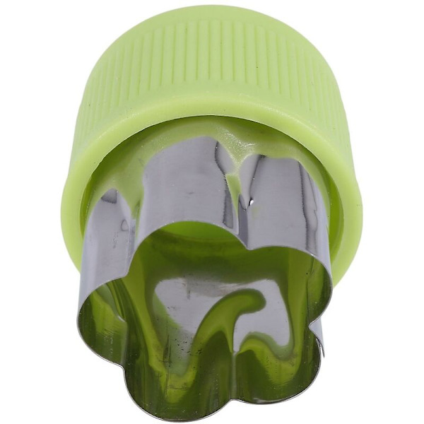 12 st Mini Kakdegspie Veg Frukt Skärverktyg Tillbehör Med Björnstjärna Kanin Svampar