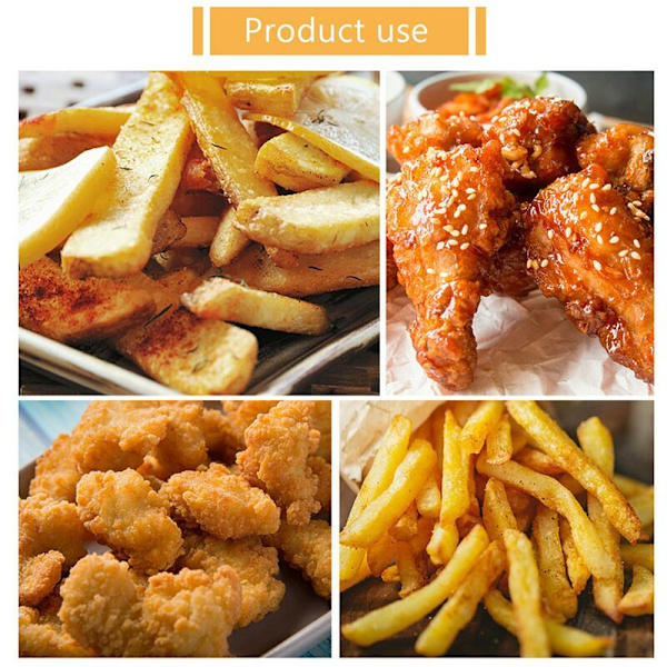 Stekpanna Spray Icke-Klibbig Pommes Frites Korg Stekkorg Elektroplätering Snacks Korg Köksredskap, D