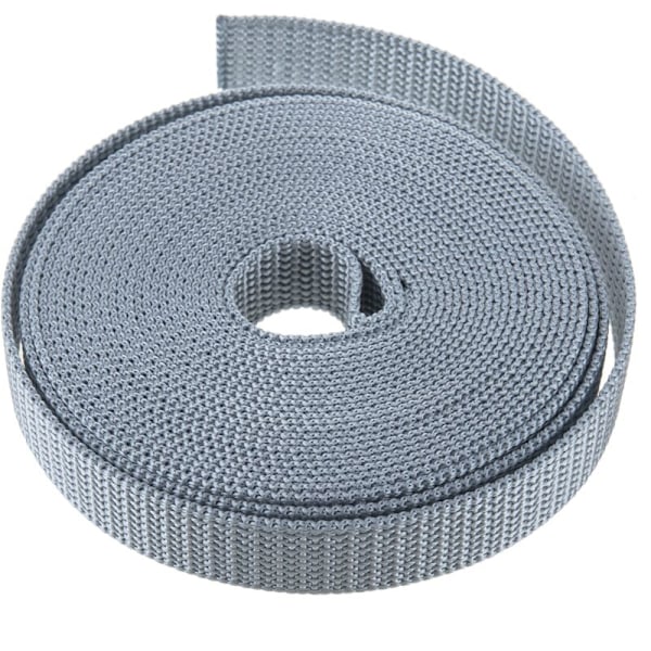 Perfekt tejp för persienner i grå nylon 22 mm x 6m
