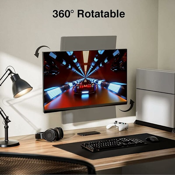 Universell TV-veggfeste for TV-er mellom 10 og 32 tommer, svingbar, tiltbar, roterbar - Passer til LCD / LED flatskjerm-TV-er - Utvidbar f