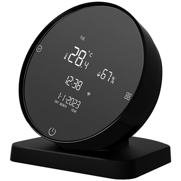 USB-laddningsbar temperatur- och fuktighetsdetektor Tuya WIFI Hygrometer för LCD-display IR-kontroller Sovrum