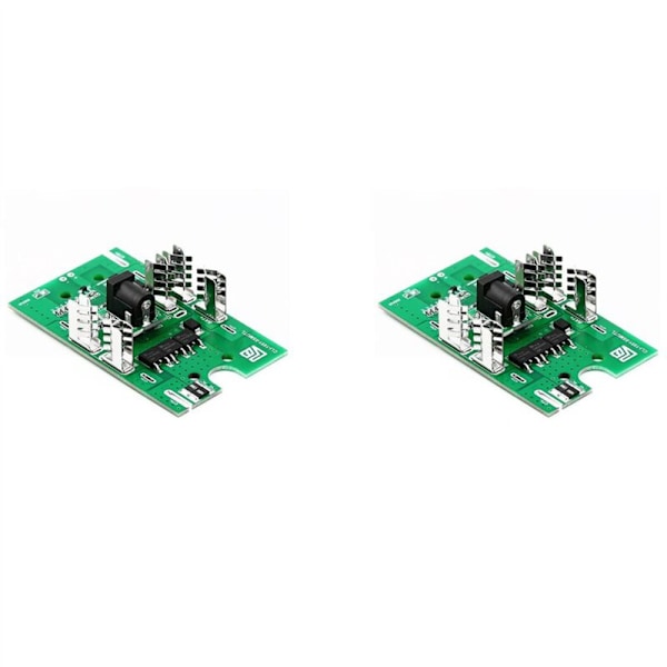 2X 5S 21V 40A Li-Ion Litiumbatteri Beskyttelseskort Lading BMS Lader for