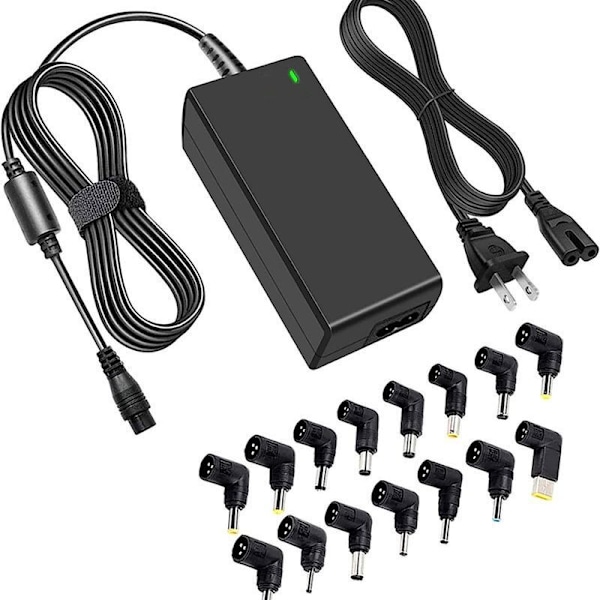 65W Universal Laptop Oplader Multifunktionel AC Adapter Strømforsyningsledning