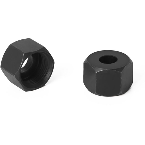 3 stk Chuck-hode for trimmer/elektrisk klemme, routerklemme, 6mm/6,35mm/8mm, konverteringsadapter for fresing av tre, chuckadapter med 2 muttere