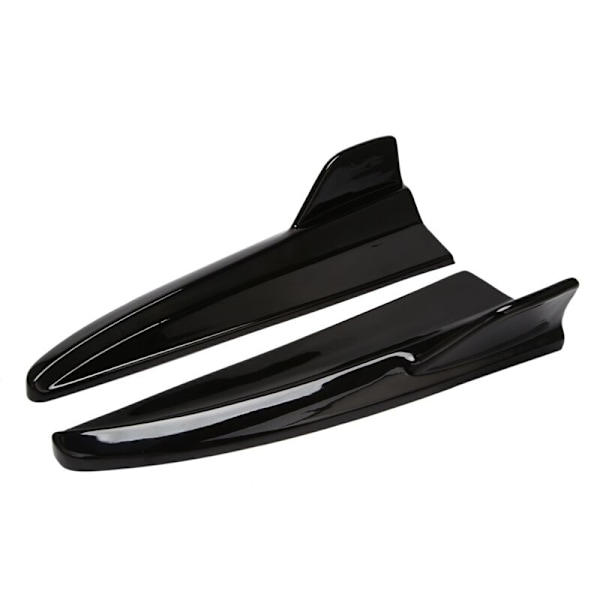 Bil Bakre Stötfångare Läpp Diffusor Splitter Spoiler för C Klass W205 C180 C200 C300 C63 2015-2021 Svart