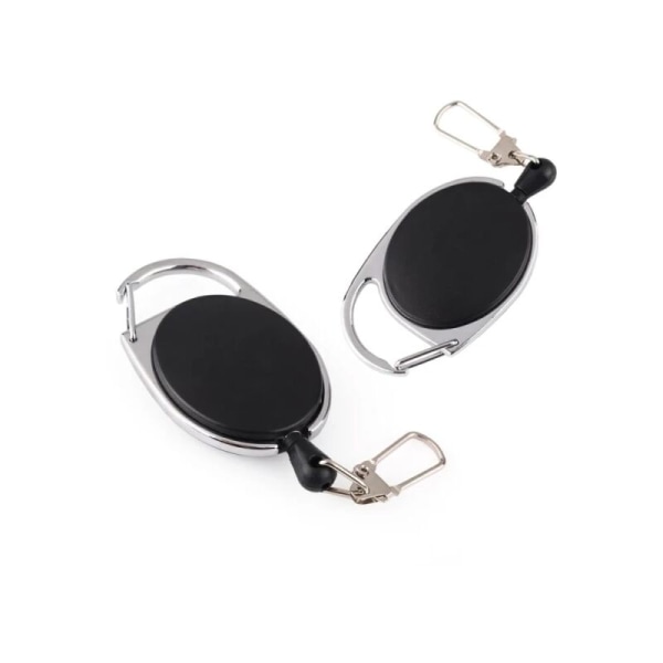 2-pack - Retractable Keychain / Keychain med snodd