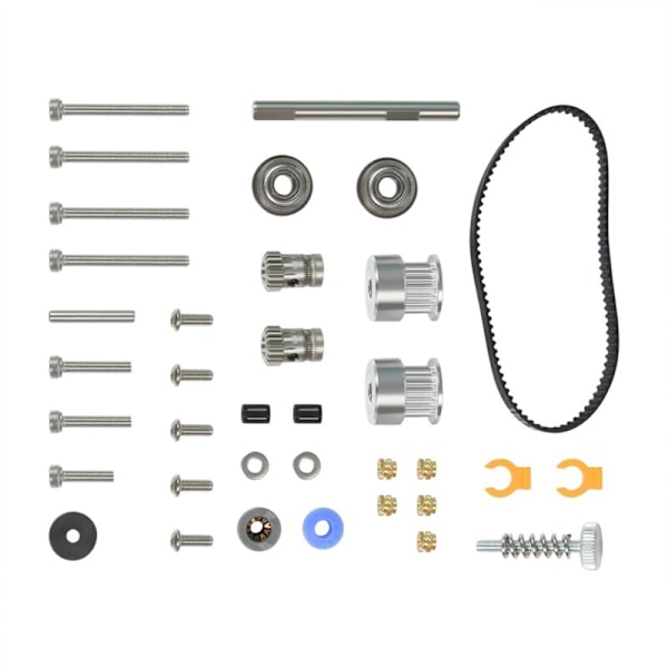 37-dels 3D-skrivar Extruder Kit Synkroniserad Hjullager Utskrift Tillbehör Set