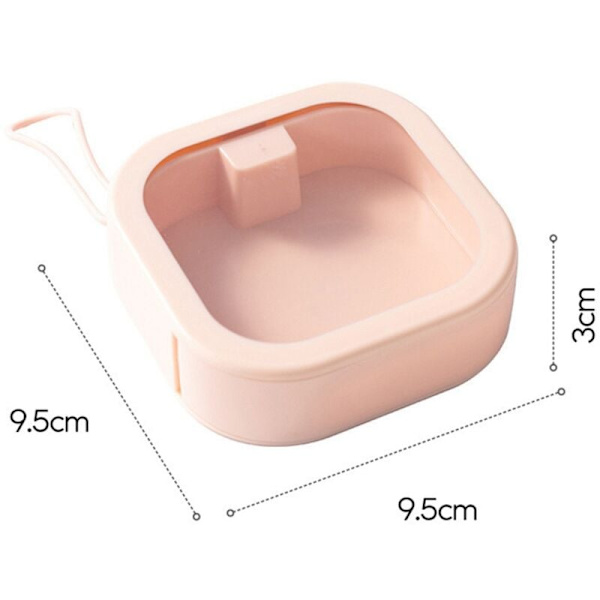 2 stk. hårstrik-arrangør, bærbar rejse-qtip-holder, badeværelsesopbevaringsarrangør qtip vatpinddispenser Dispenser Box