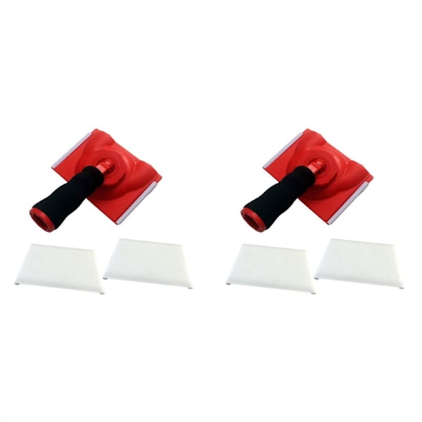 2X Professionelle Latex Malerbørster Multifunktionelle Vægge Loft Hjørne Børster Farveseparator Værktøjer Cutter