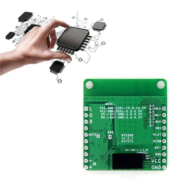 QCC3008 APTXLL mottakerkort HiFi Bluetooth 5.0 modul TWS lyd bil Bluetooth mottakerkort (med DC-isolering, 5V)