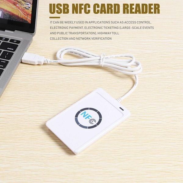 USB NFC-kortläsare ACR122U-A9 Kina kontaktlös RFID-kortläsare Windows trådlös NFC-läsare